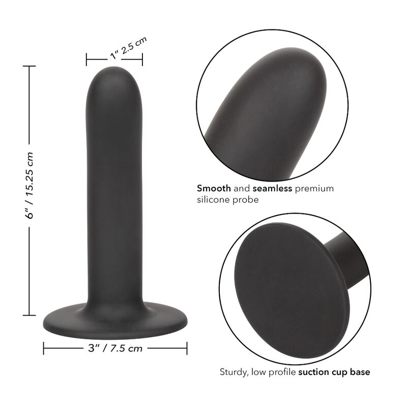 CALEX BOUNDLESS DILDO 15.25 CM HARNESS COMPATIBLE - SMOOTH
