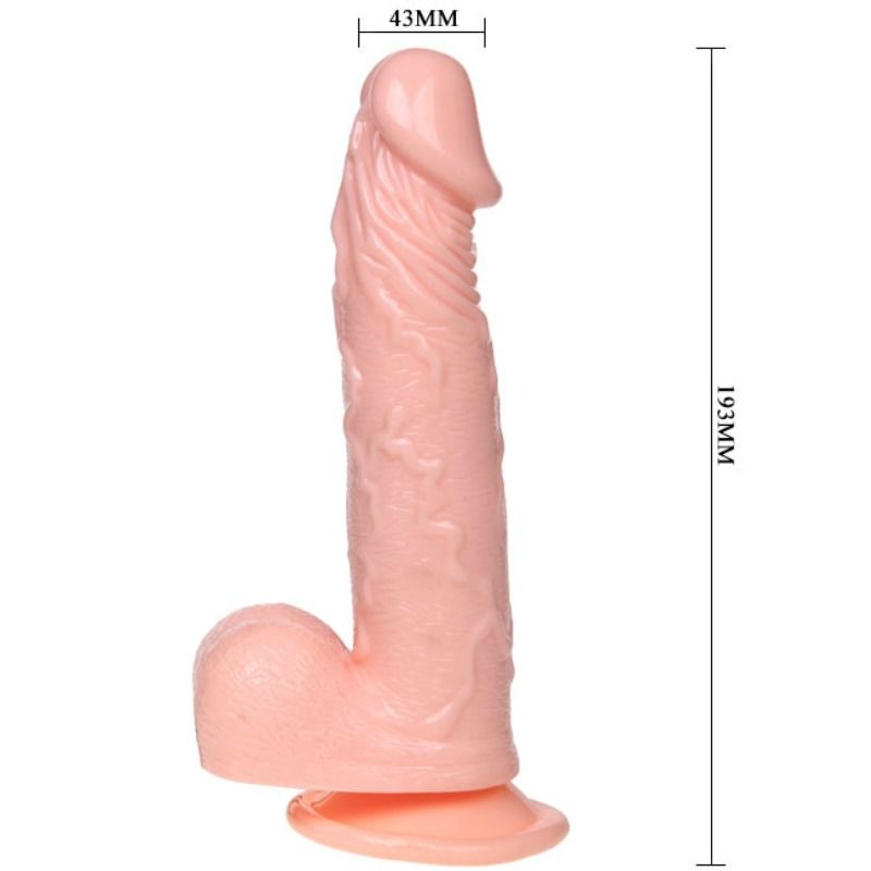 INFLATABLE REALISTIC DILDO WITH SUCTION CUP