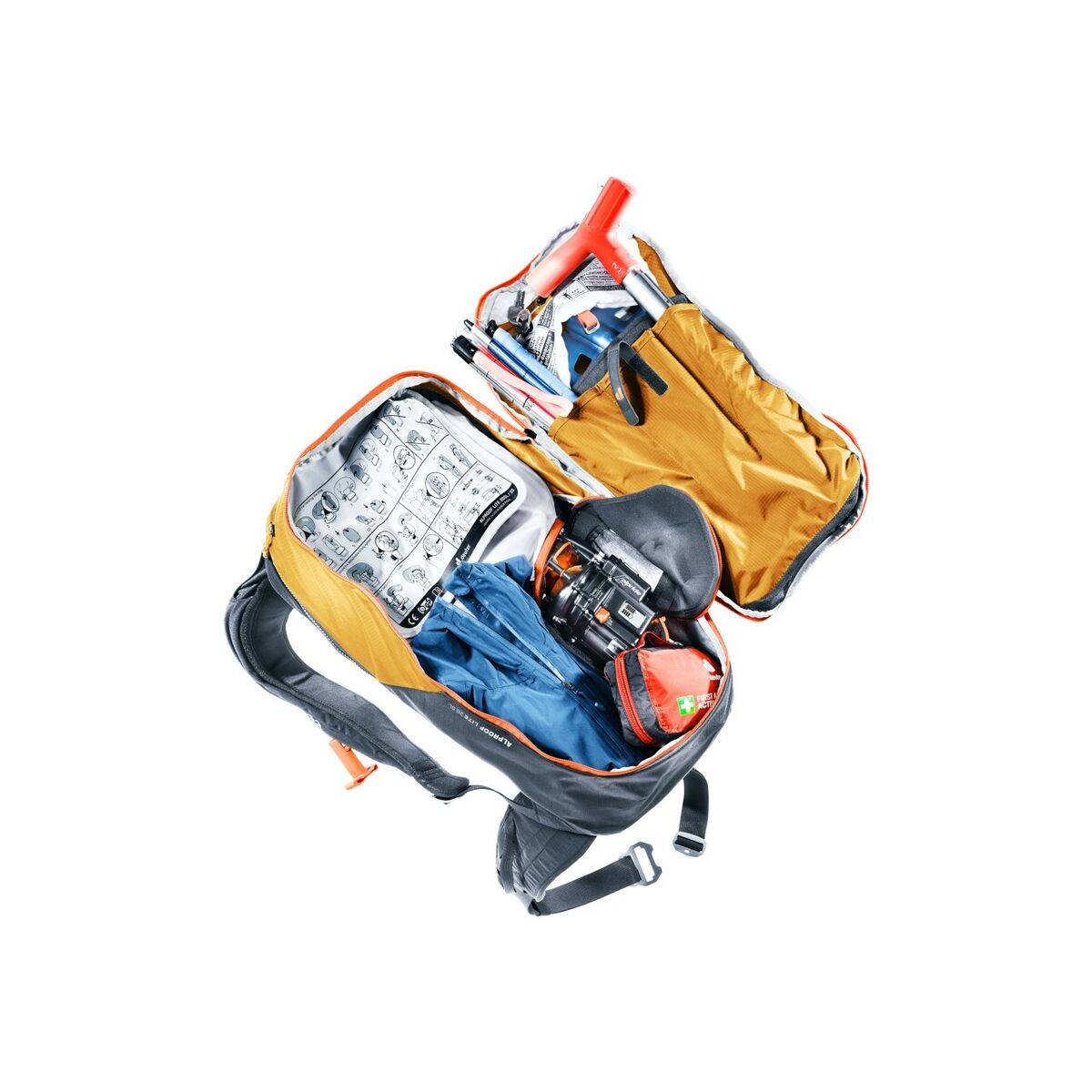 Mountain Backpack Deuter Alproof Lite 20 SL Yellow Graphite 20 L Mountain Backpack Deuter Alproof Lite 20 SL Yellow Graphite 20 L