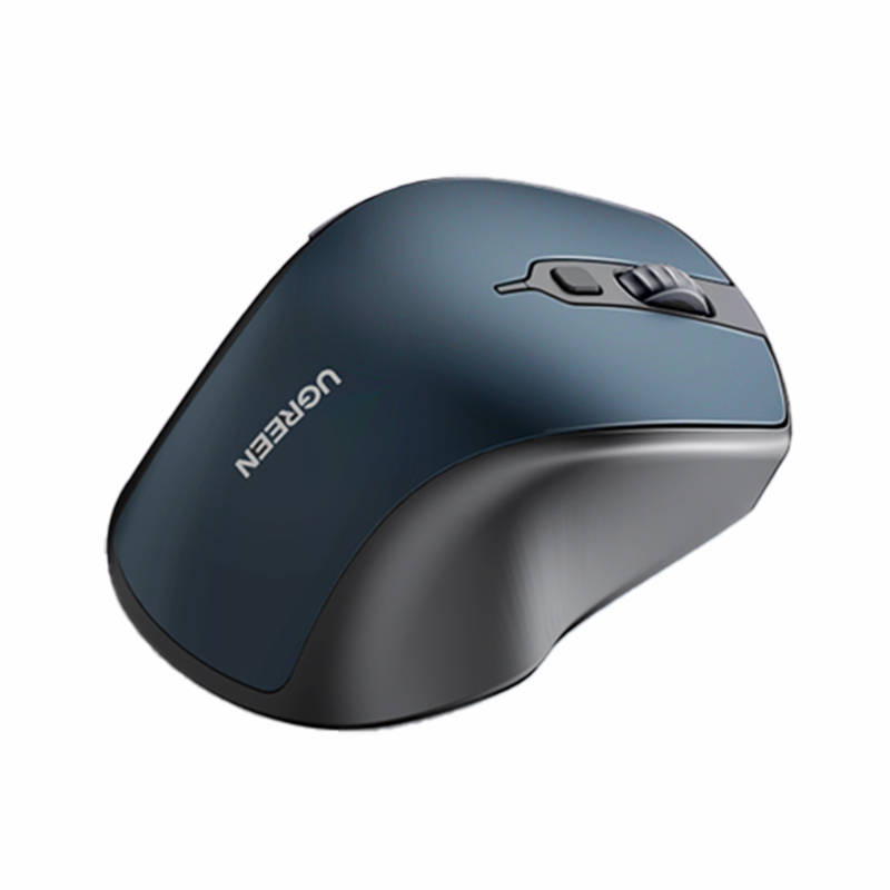 Wireless mouse UGREEN MU101 2.4G/BT (blue)