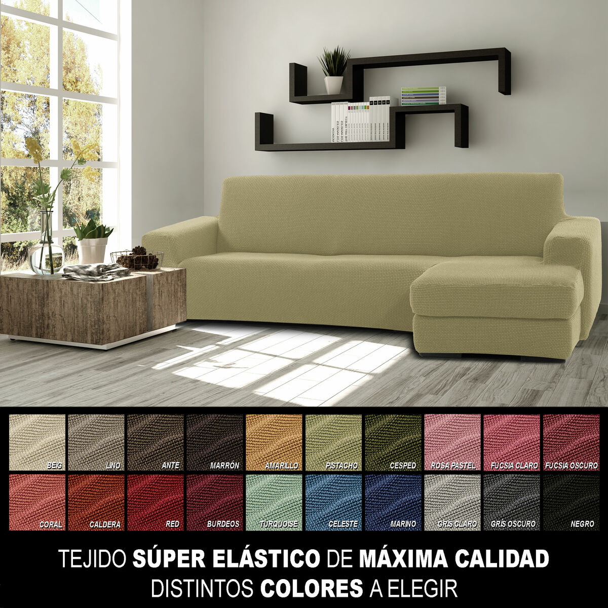 Chaise longue cover with short right arm Sofaskins NIAGARA 210 - 340 cm Chaise longue cover with short right arm Sofaskins NIAGARA 210 - 340 cm
