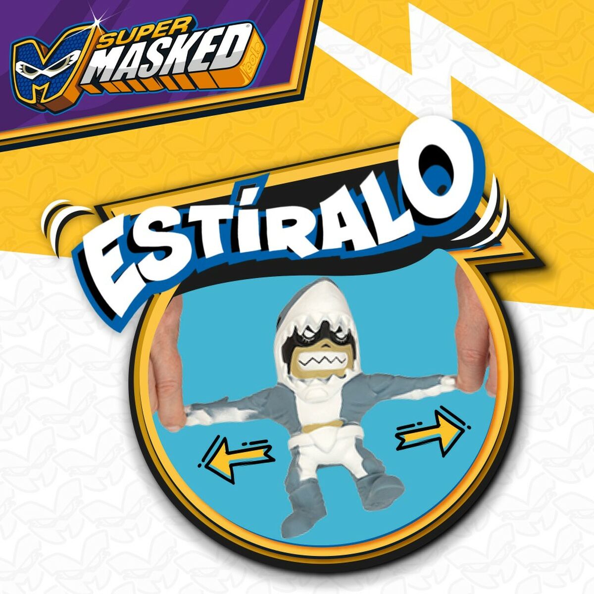 Collectable Figures Eolo Super Masked Jaw Boy Elastic 14 x 16 x 8,5 cm (12 Units)