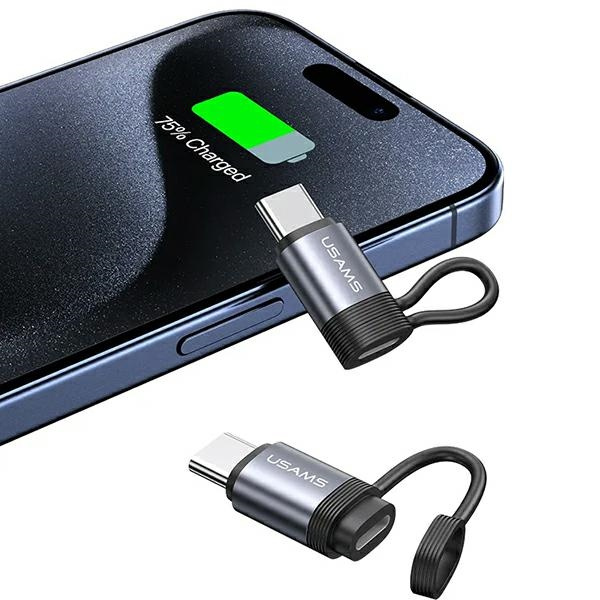 USAMS US-SJ677 Lightning / USB-C adapter 30W
