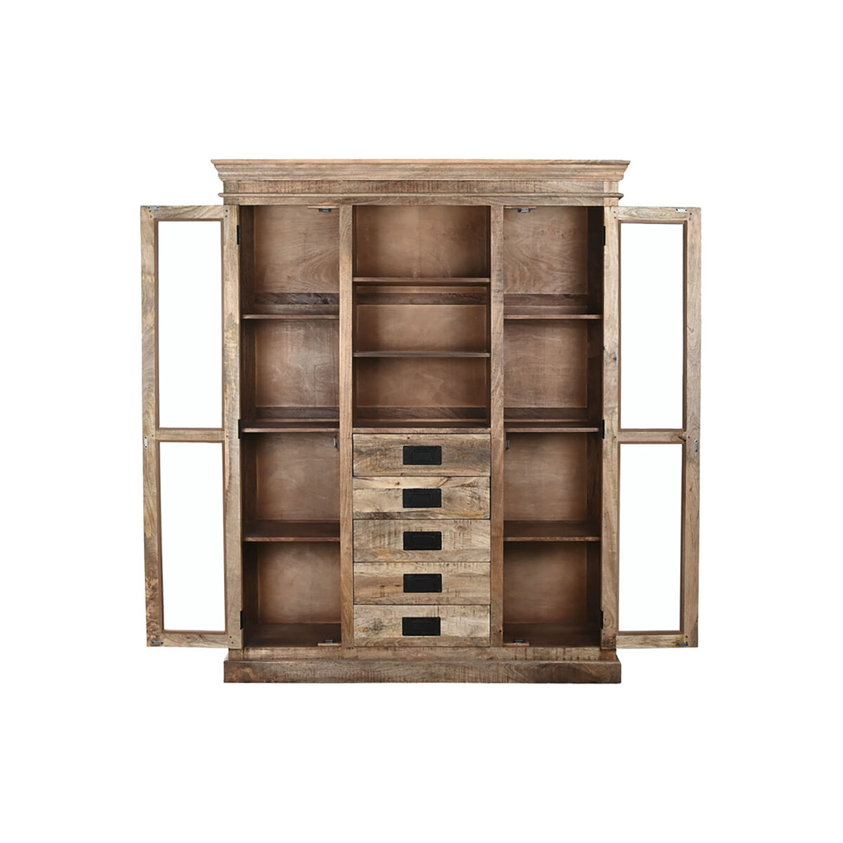 Display Stand Home ESPRIT Brown Crystal Mango wood 165 x 45 x 210 cm