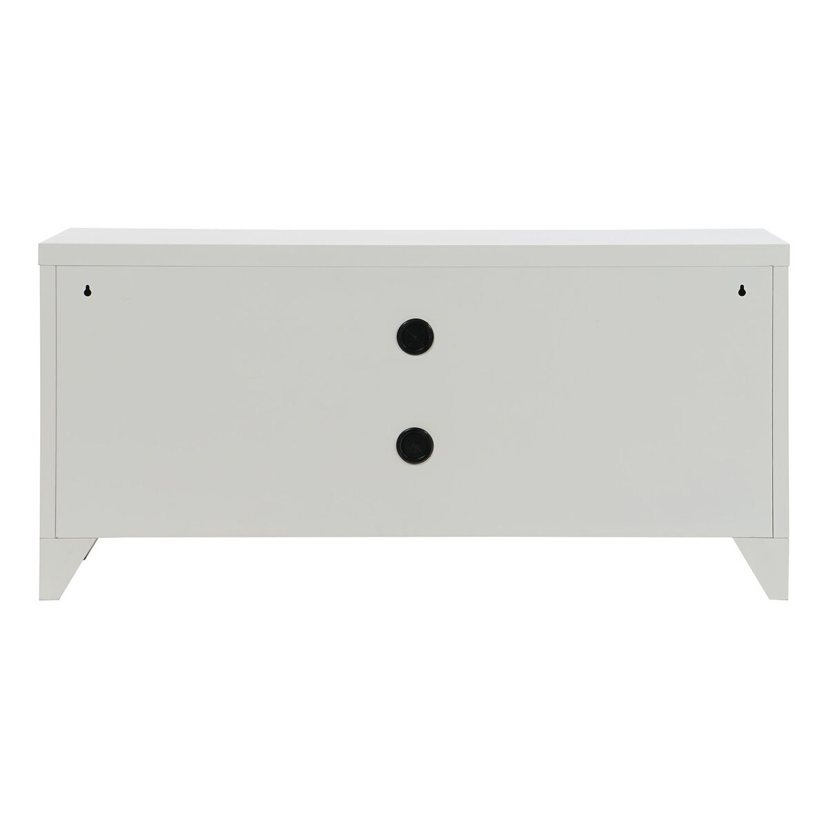 TV furniture Home ESPRIT White Metal 120 x 40 x 58 cm TV furniture Home ESPRIT White Metal 120 x 40 x 58 cm