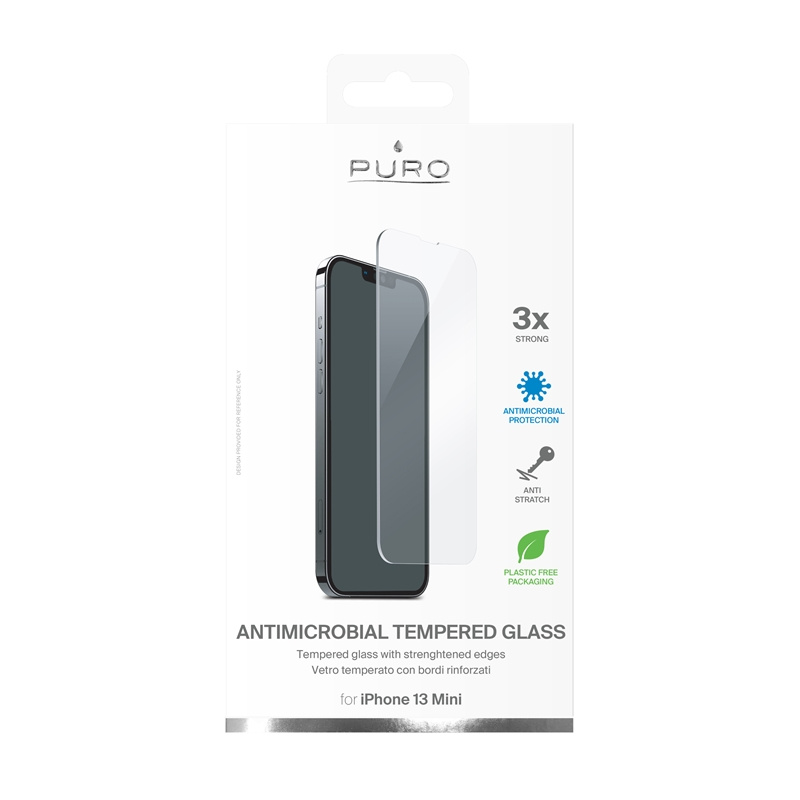 PURO Glass Anti-Bacterial Apple Apple iPhone 13 mini