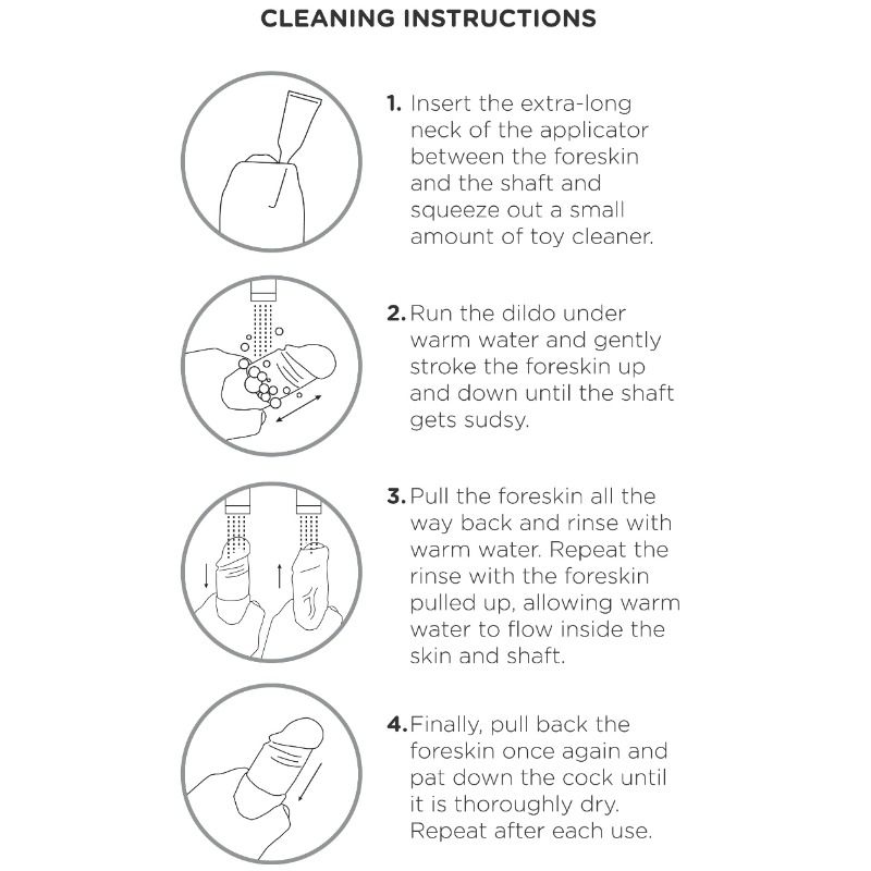 KING COCK REALISTIC DILDO UNCUT FLESH 17 CM