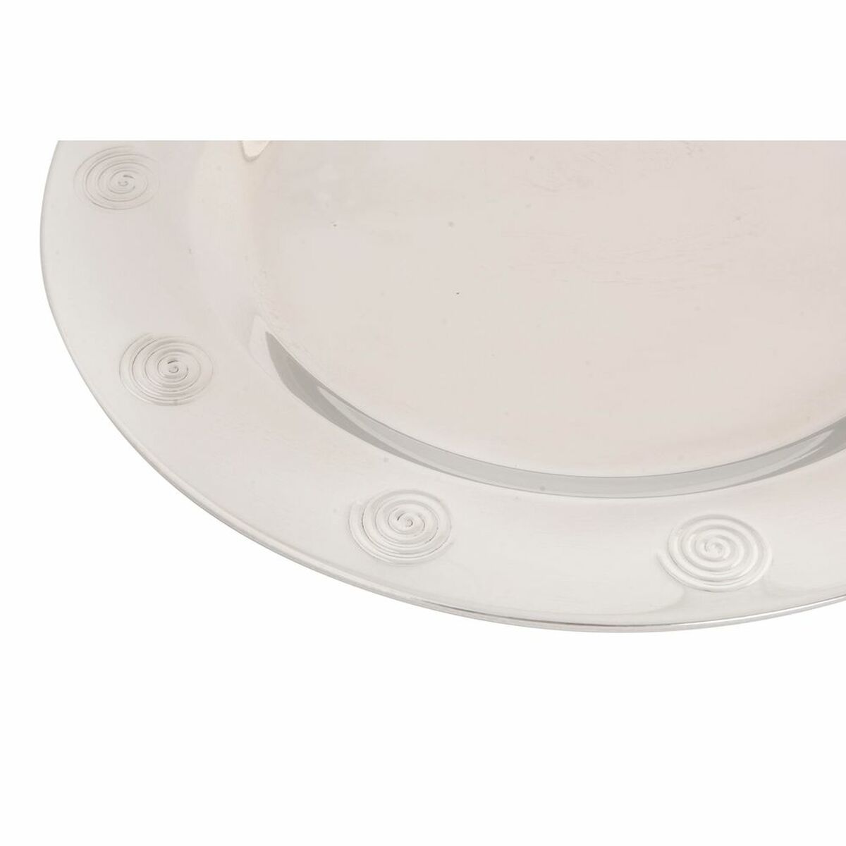 Underplate DKD Home Decor Silver Stainless steel 30 x 30 x 0,5 cm