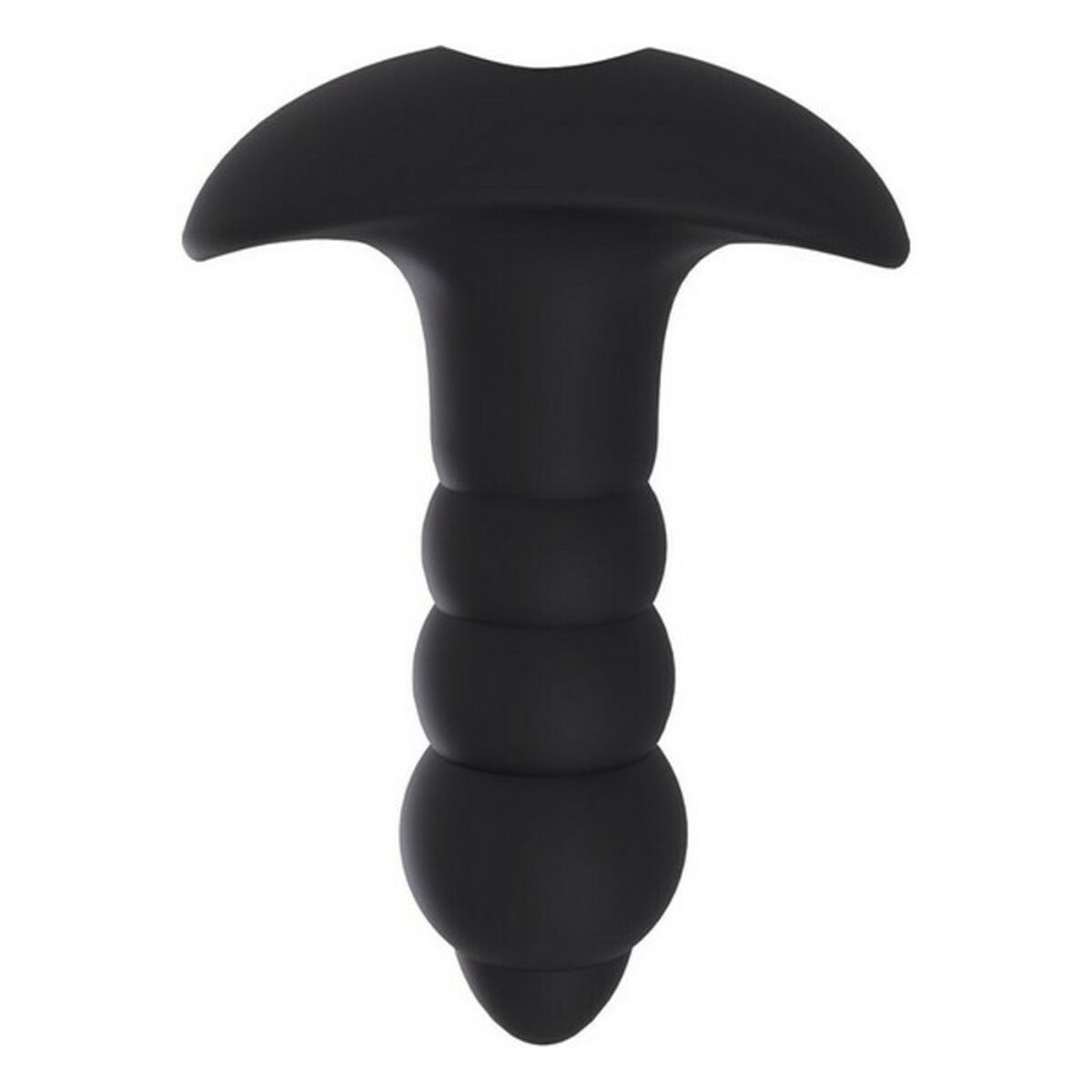 Anal plug S Pleasures Bubble Black Black/Silver