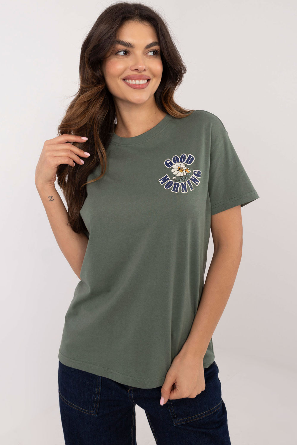  T-shirt model Sublevel  green
