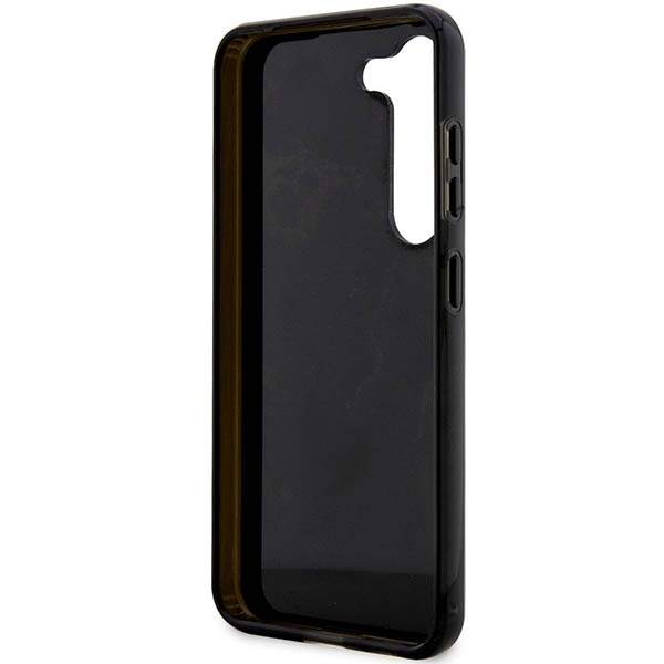 Guess GUHCS23SHTMRSK Samsung Galaxy S23 black hardcase Golden Marble Collection