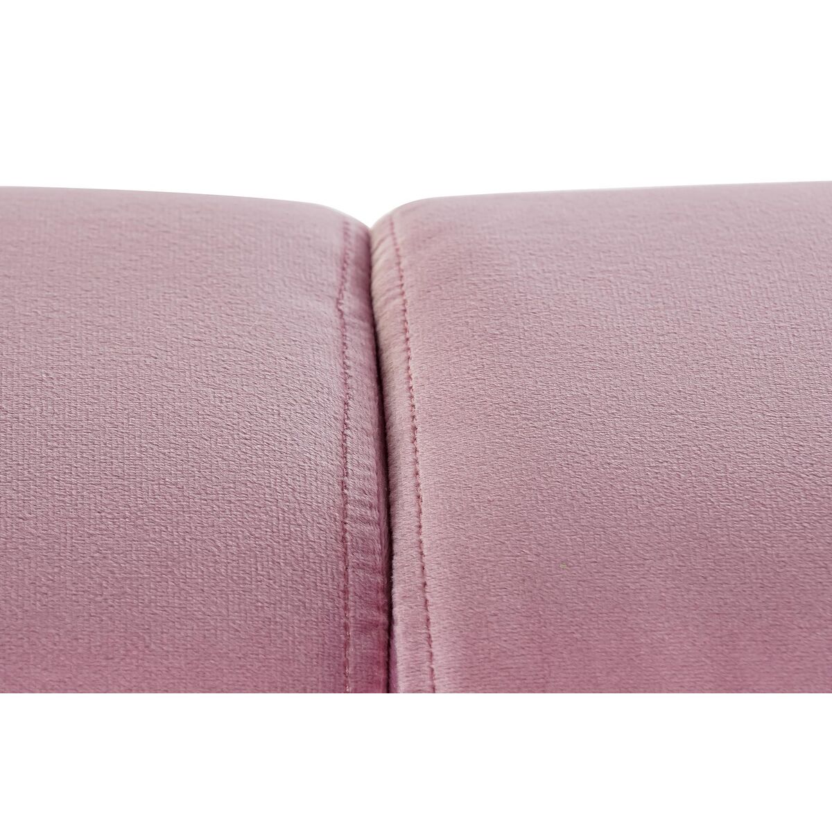 Sofa DKD Home Decor Black Pink Metal Polyester Modern (154 x 76 x 76 cm)