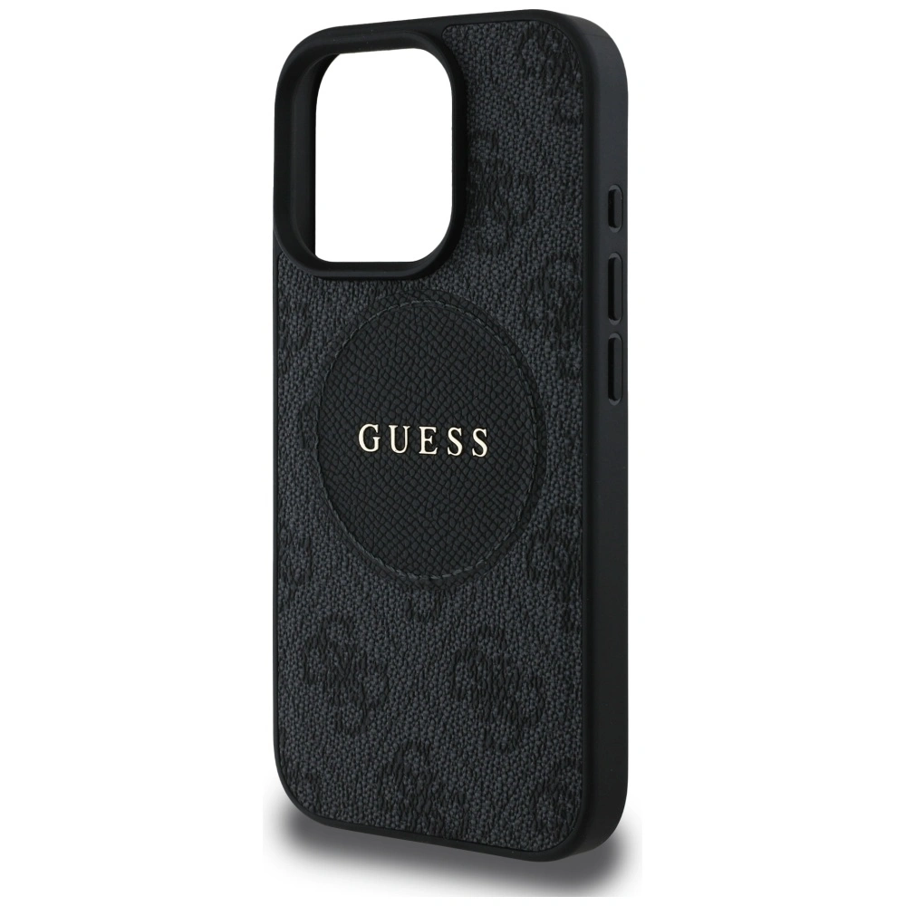 Guess 4G Circle Classic Logo MagSafe Apple iPhone 16 Pro Max black