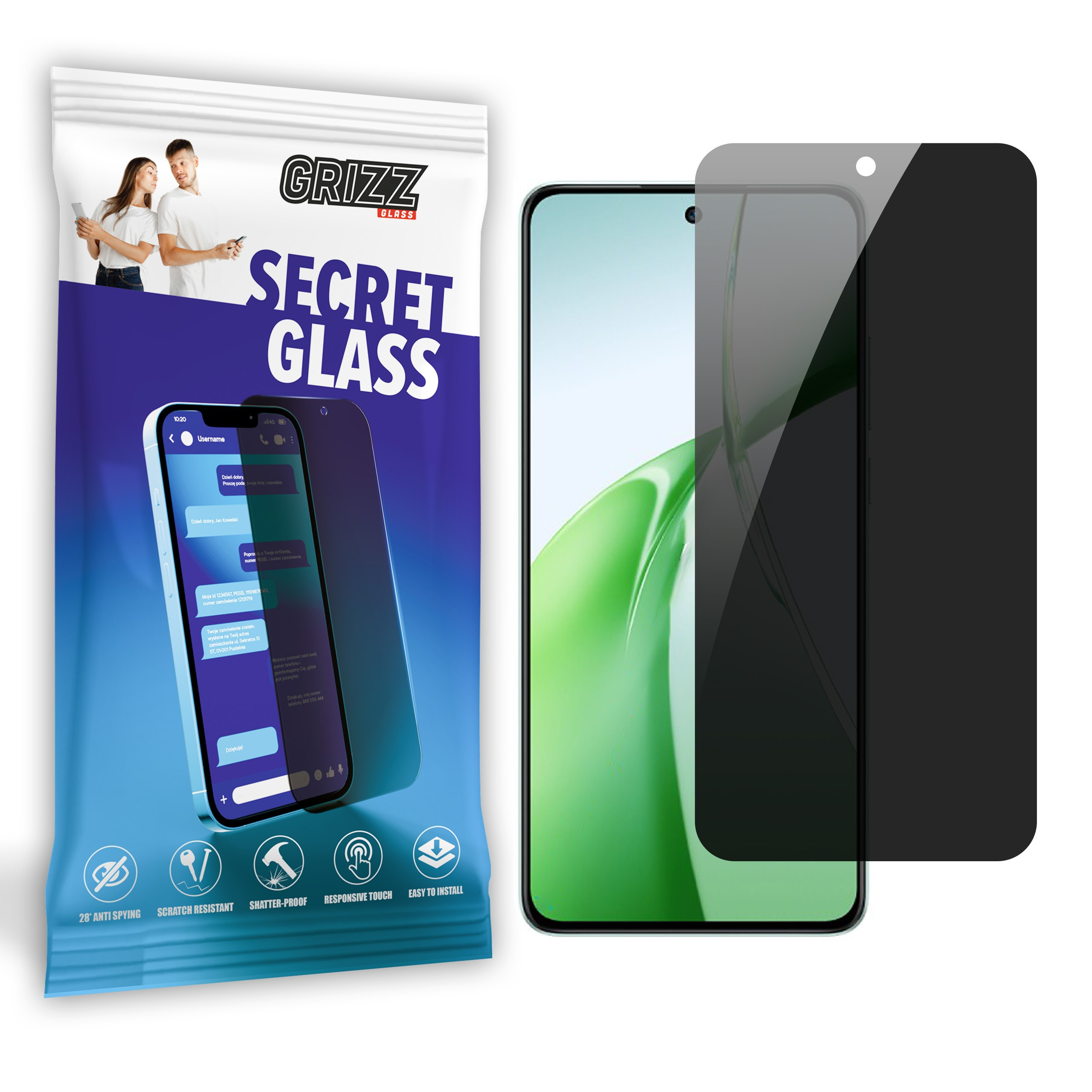 GrizzGlass SecretGlass OnePlus Nord CE 4