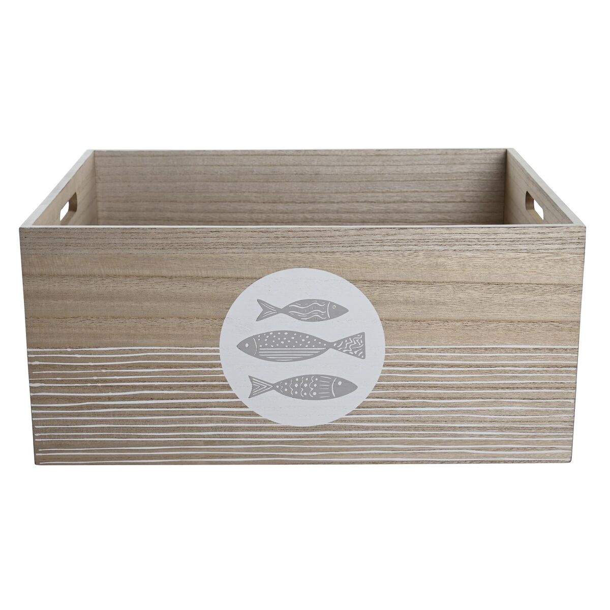 Dekorative Box DKD Home Decor 50 x 40 x 22,5 cm Spiralen Holz MDF Mediterraner