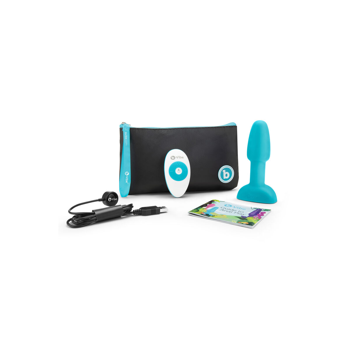 Small Teal Anal Rimming Plug B-Vibe 96786 Small Teal Anal Rimming Plug B-Vibe 96786