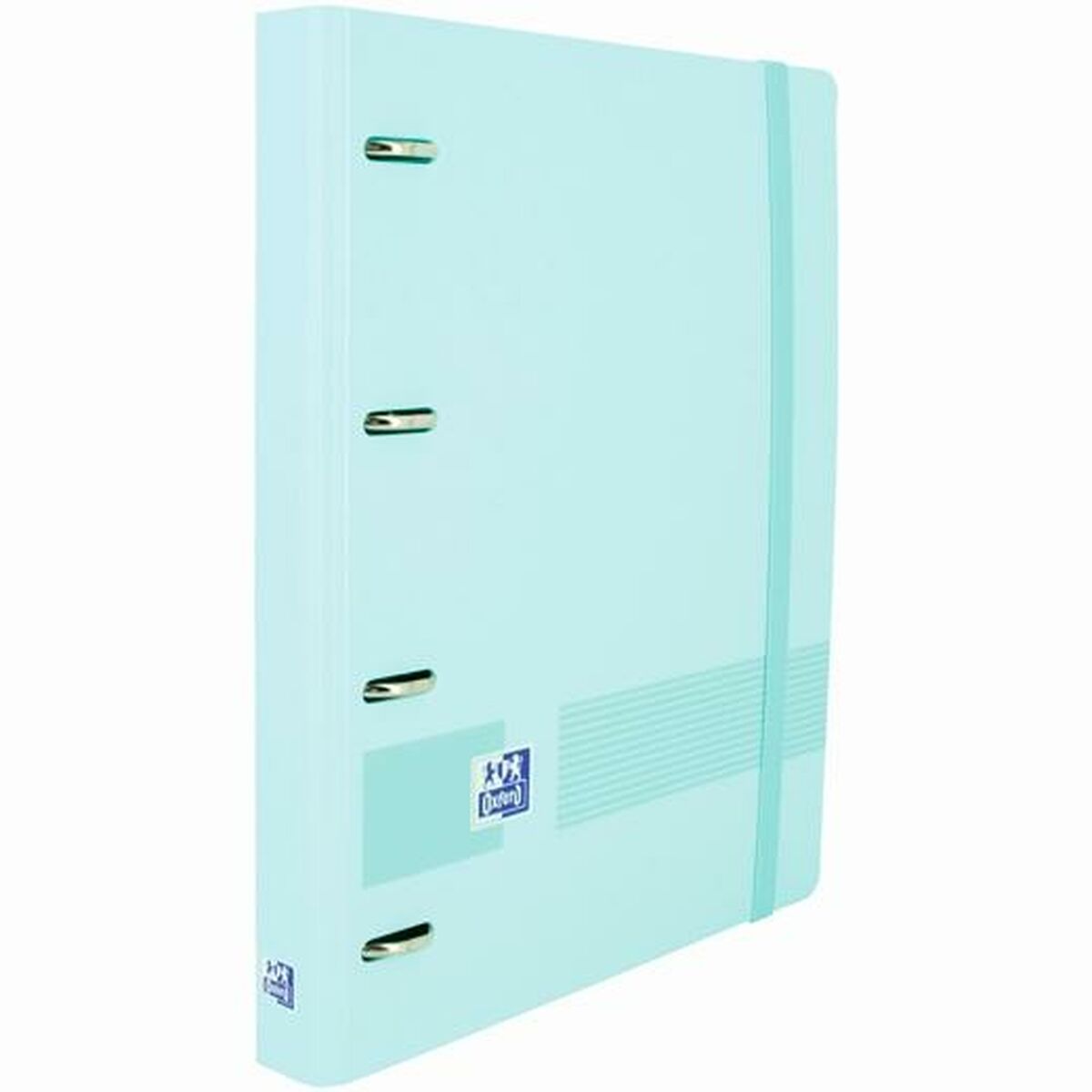 Ring binder Oxford EuropeanBinder Pastel Blue A4+ (4 Units)