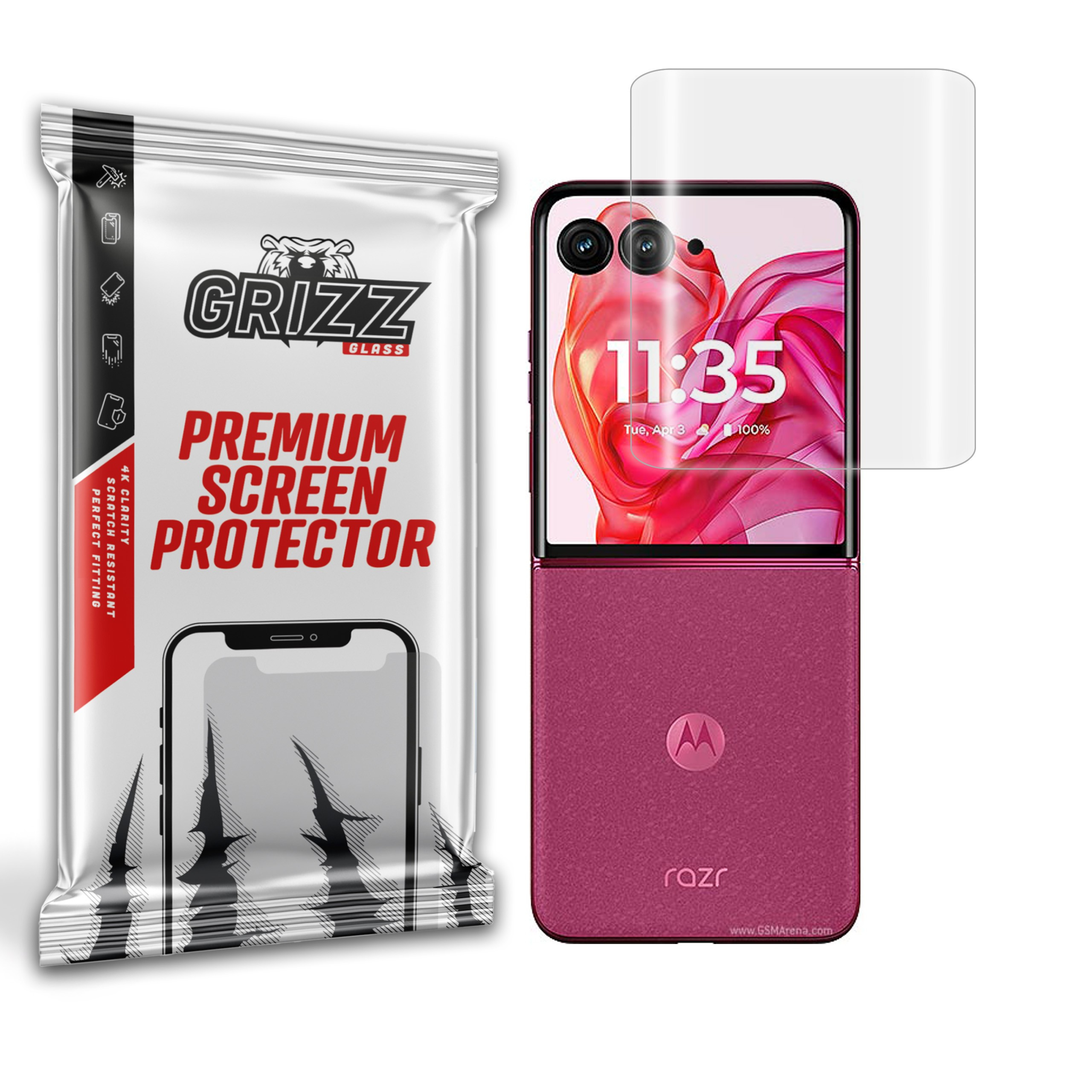 GrizzGlass Hydrofilm Motorola Razr 50