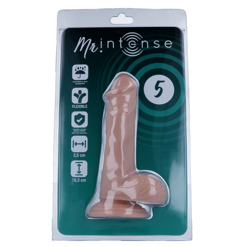 MR INTENSE - 5 REALISTIC COCK 16.5 -O- 3.5CM