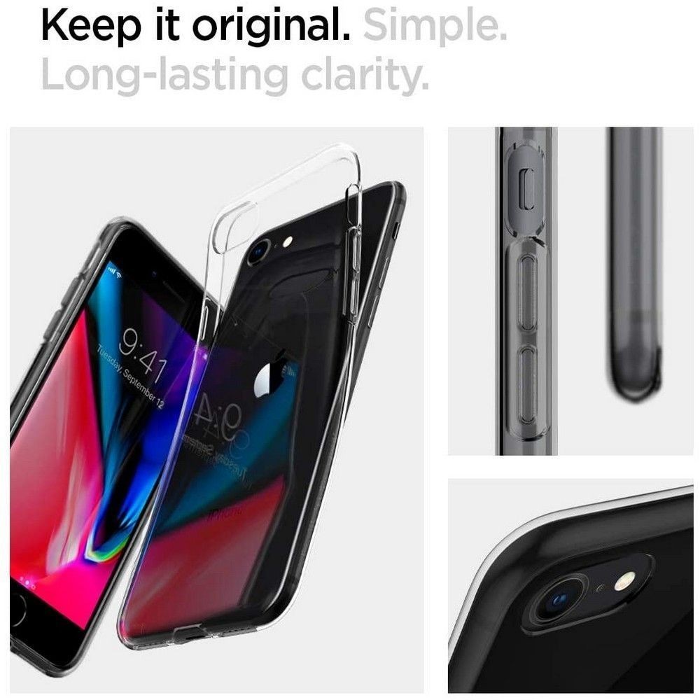 Spigen Liquid Crystal Apple iPhone SE 2022/SE 2020/8/7 Crystal Clear