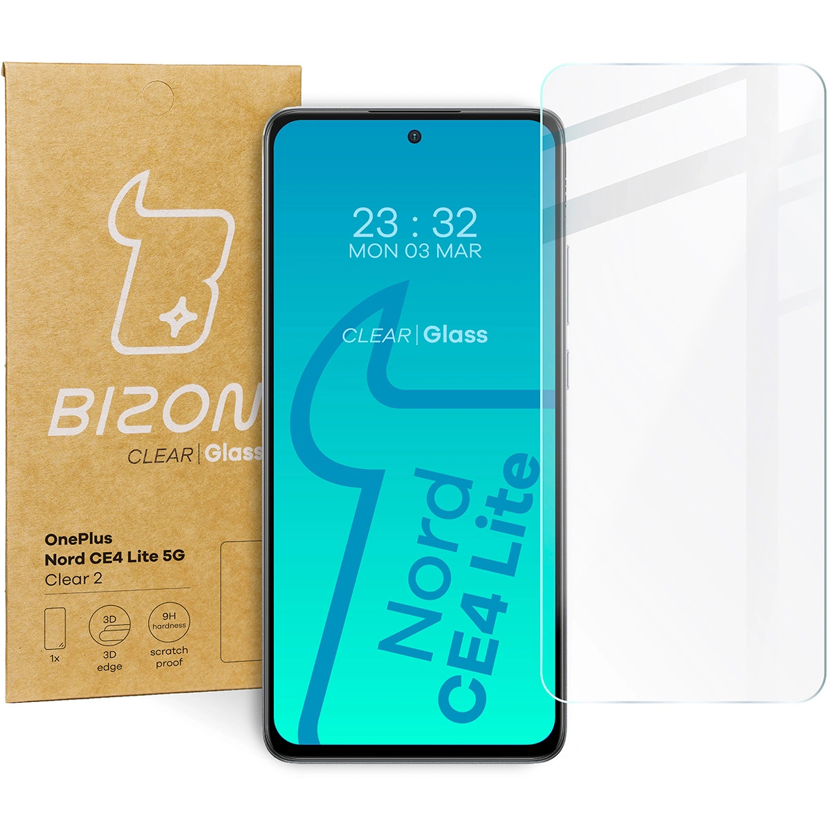 Bizon Glass Clear 2 OnePlus Nord CE4 Lite 5G