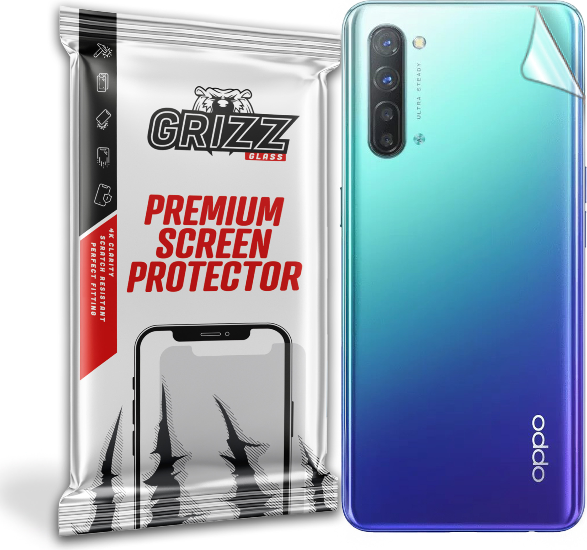 GrizzGlass SatinSkin Oppo Reno 3