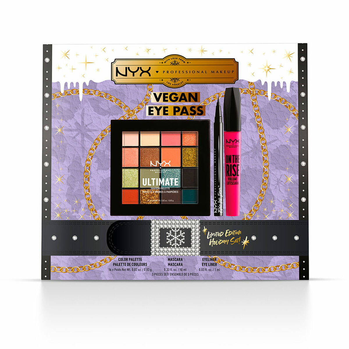 Schminkset NYX Vegan Eye Pass Limitierte Auflage 3 Stücke