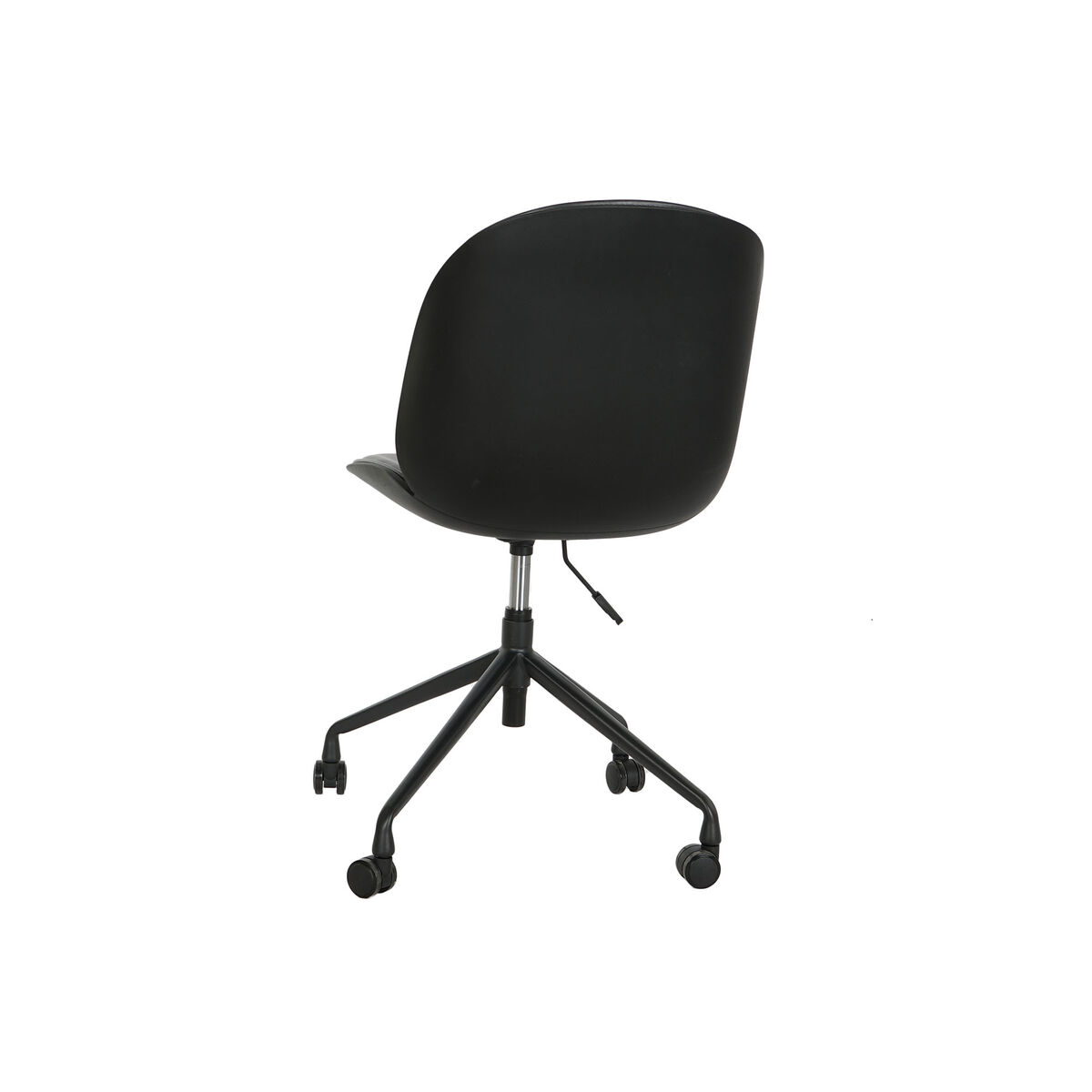 Chair DKD Home Decor Black Dark grey Metal polypropylene 47,5 x 57,5 x 83 cm