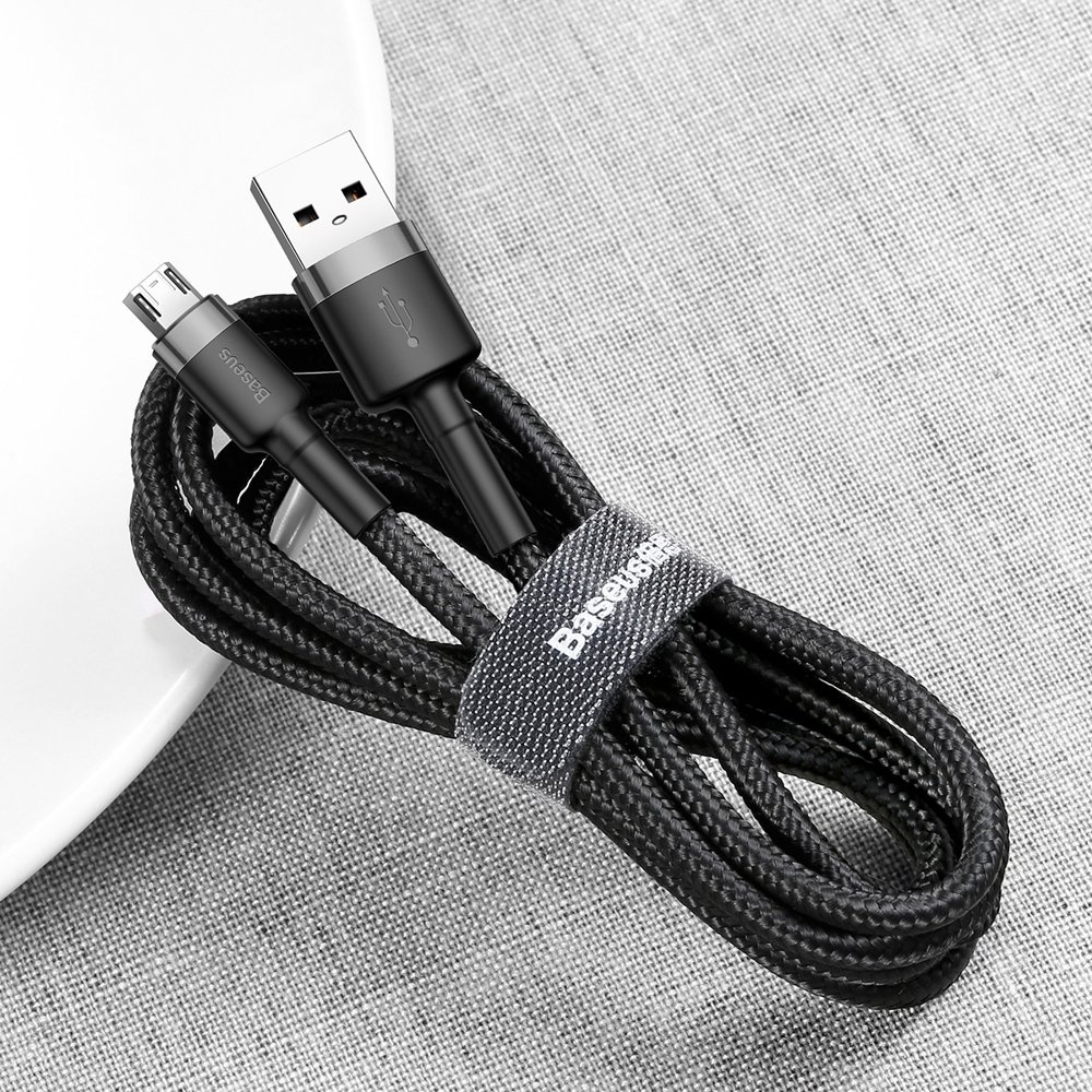 Baseus Cafule USB-A/microUSB Cable 2A 3M black-gray