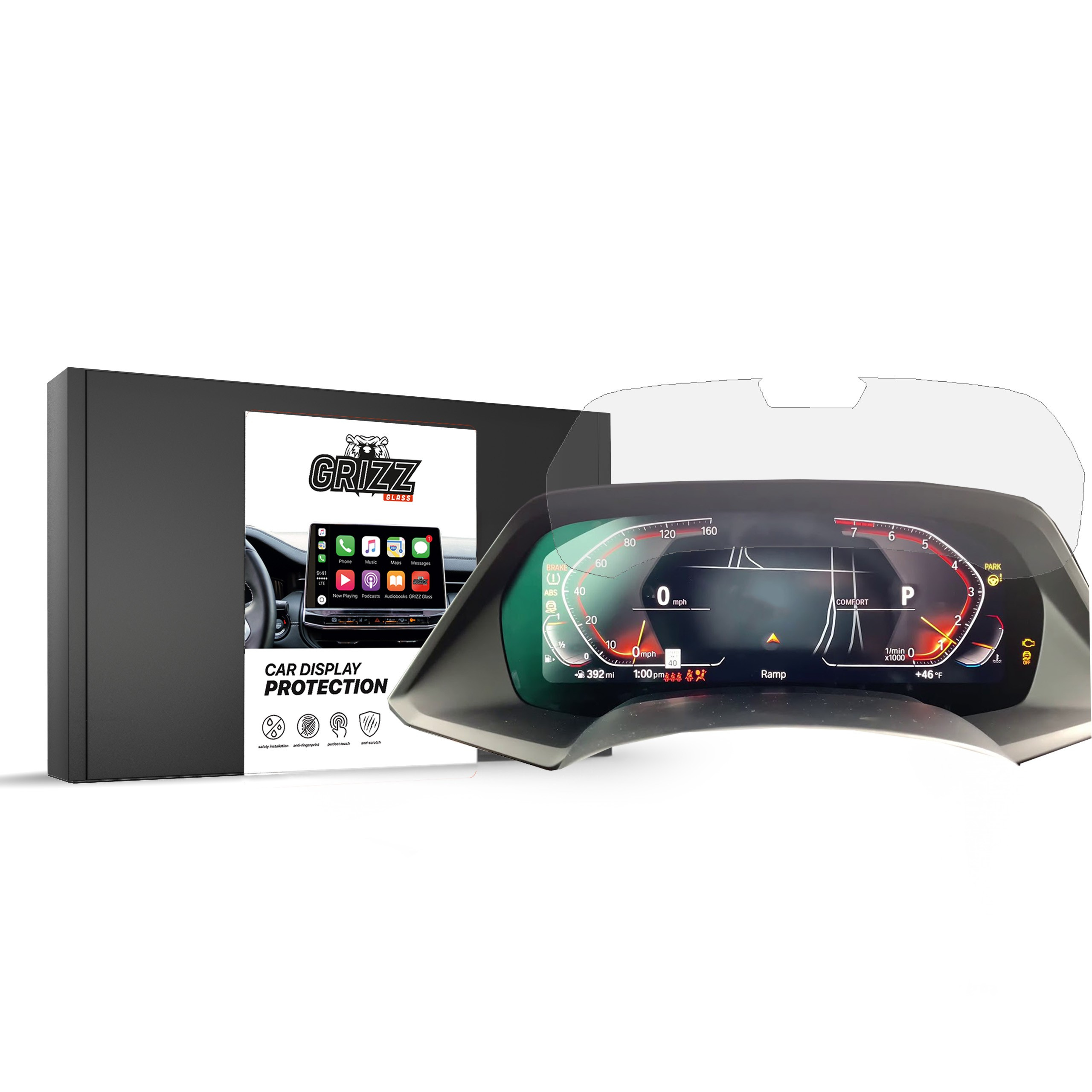GrizzGlass CarDisplay Protection BMW 6 G32 12,3" 2017-2023