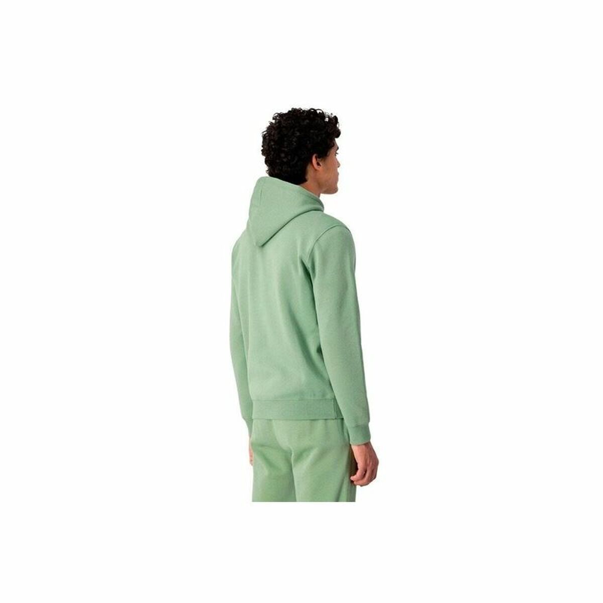 Men’s Hoodie Champion Crewneck White Lime green