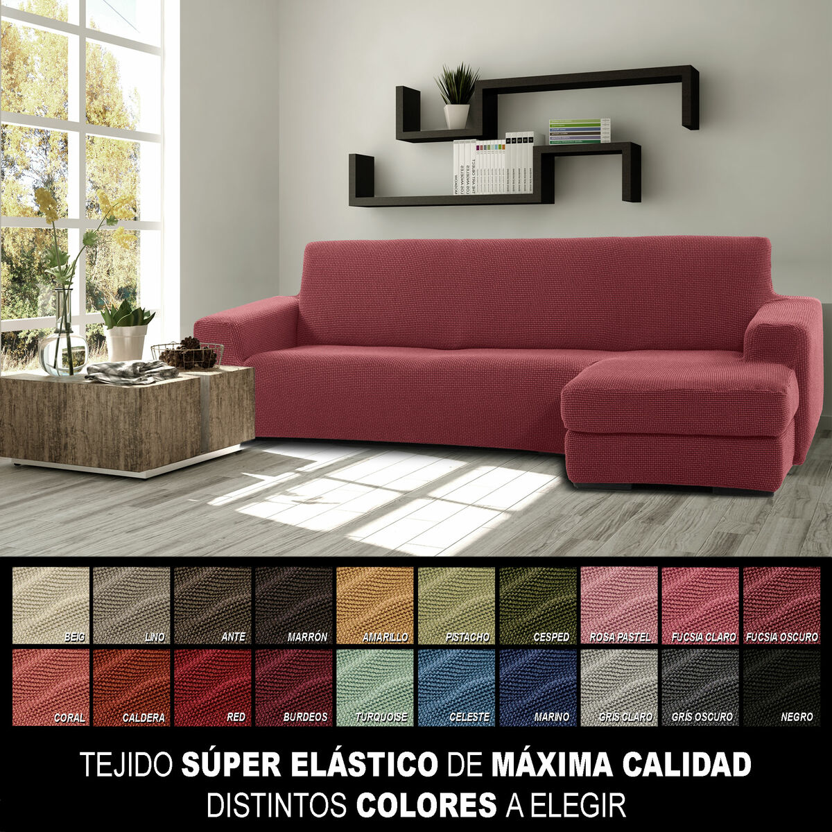 Chaise longue cover with short right arm Sofaskins NIAGARA 210 - 340 cm Chaise longue cover with short right arm Sofaskins NIAGARA 210 - 340 cm