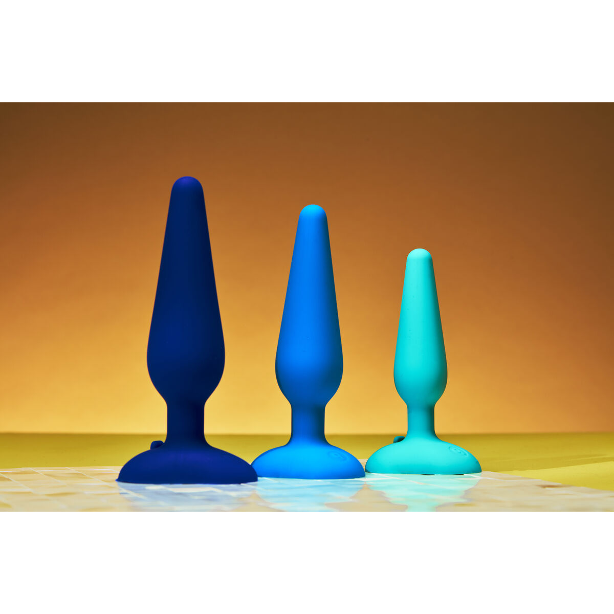 Gplug Small Neon Rose B-Vibe Blue (10 cm) (12 cm) Gplug Small Neon Rose B-Vibe Blue (10 cm) (12 cm)