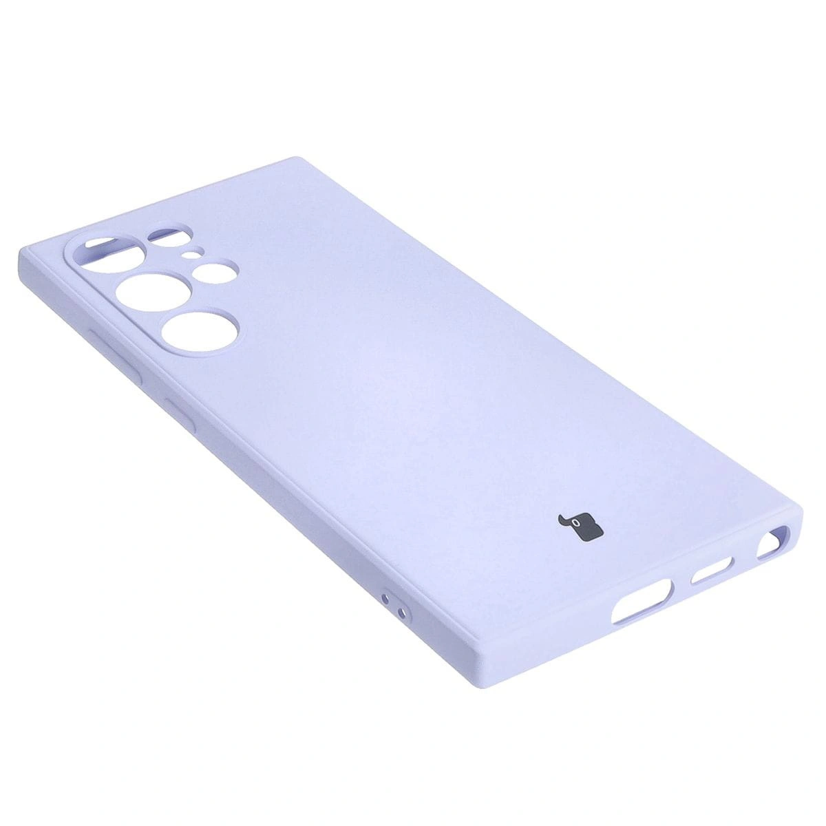 Bizon Case Silicone Sq Samsung Galaxy S24 Ultra light purple