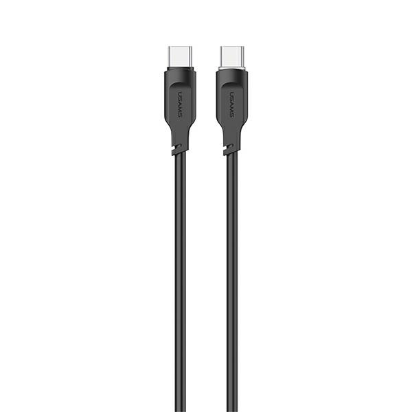 USAMS USB-C - USB-C Cable PD  1,2m 100W Lithe Series black SJ567USB01(US-SJ567)