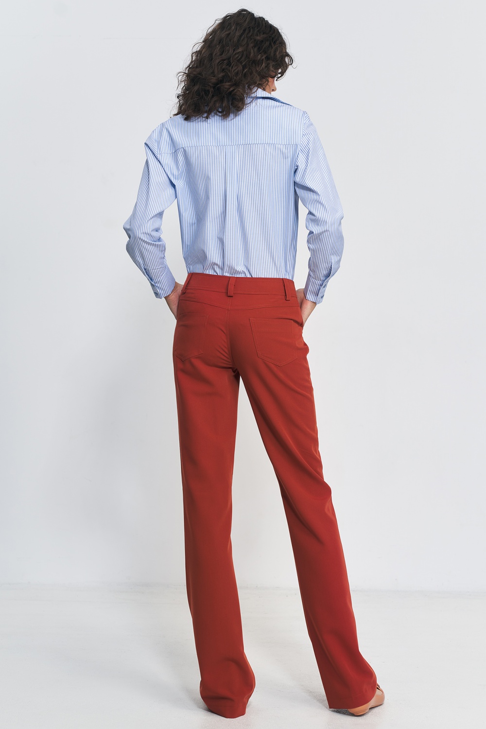  Trousers model 185196 Nife  red