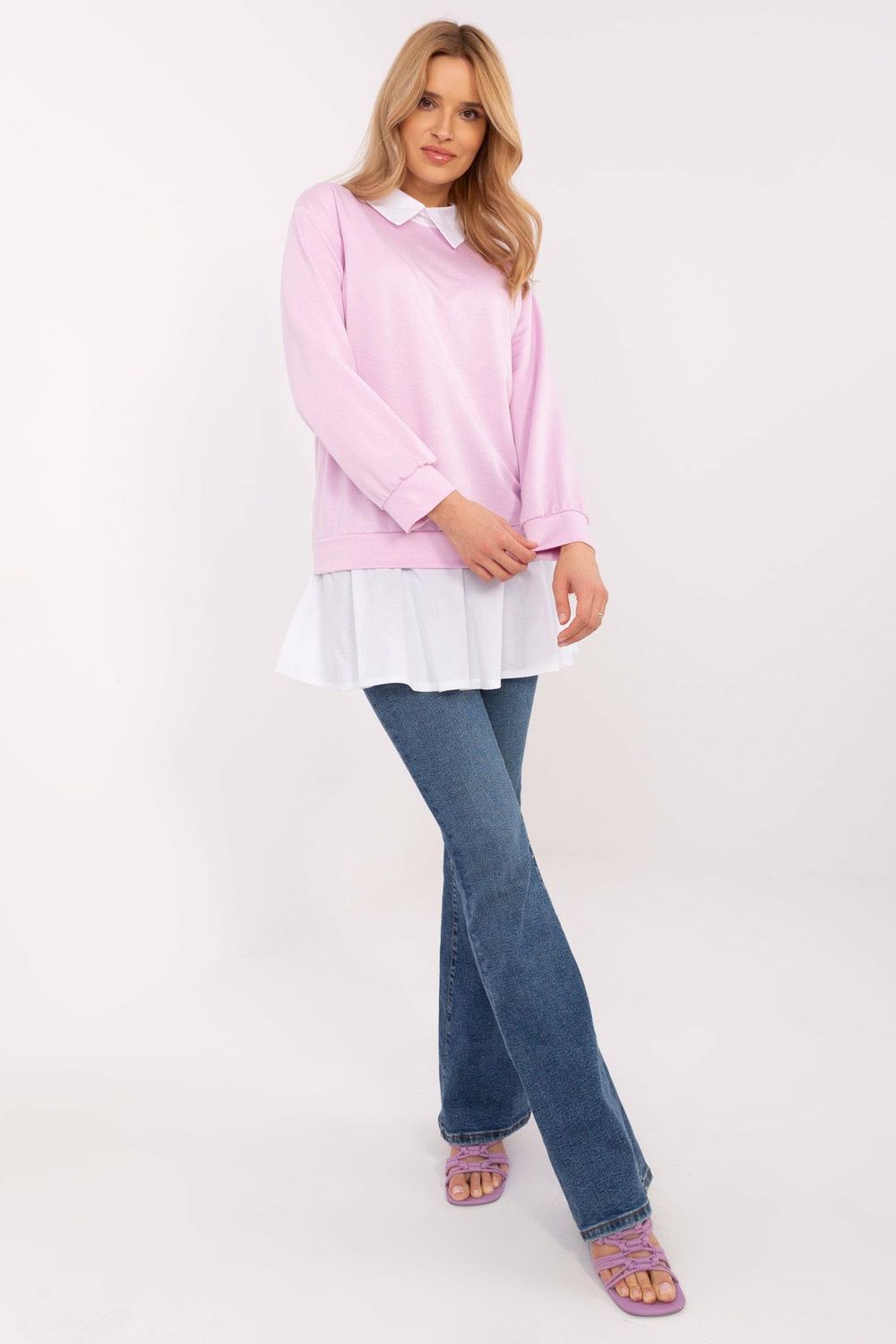  Blouse model 208153 Italy Moda  violet