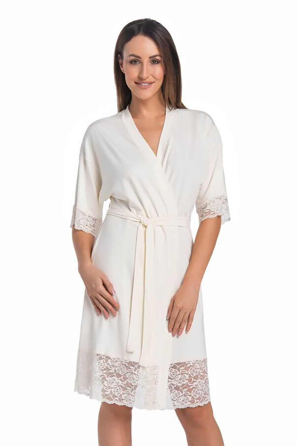  Bathrobe model 183043 Teyli  beige
