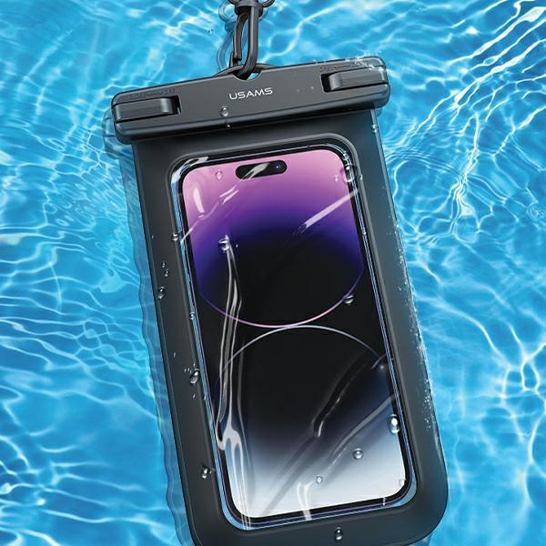 USAMS FSD1201 6,7 inch waterproof case IP68 black (US-YD012)