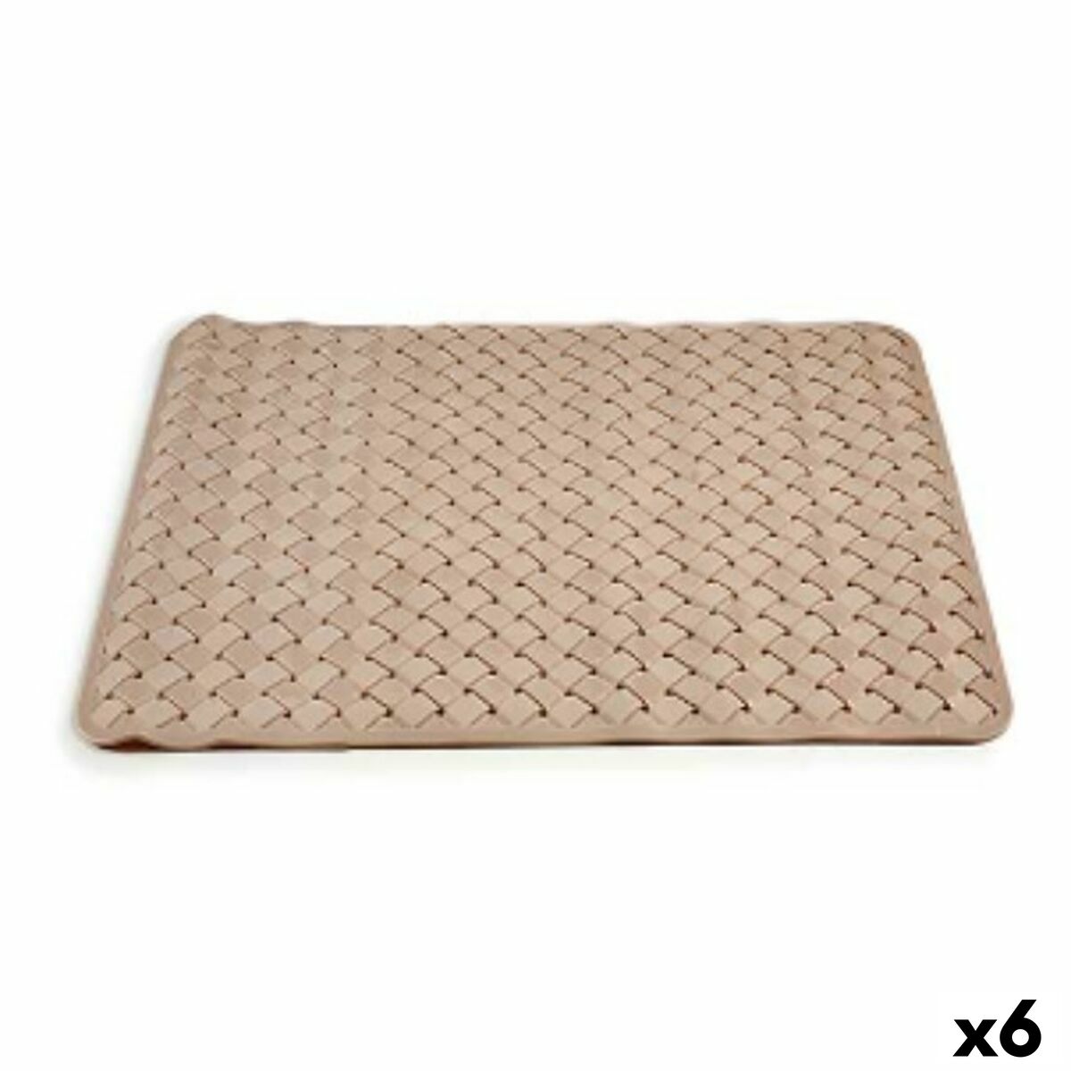 Bath rug Berilo AR1910106 Beige 0,03 x 50 x 50 cm (6 Units)
