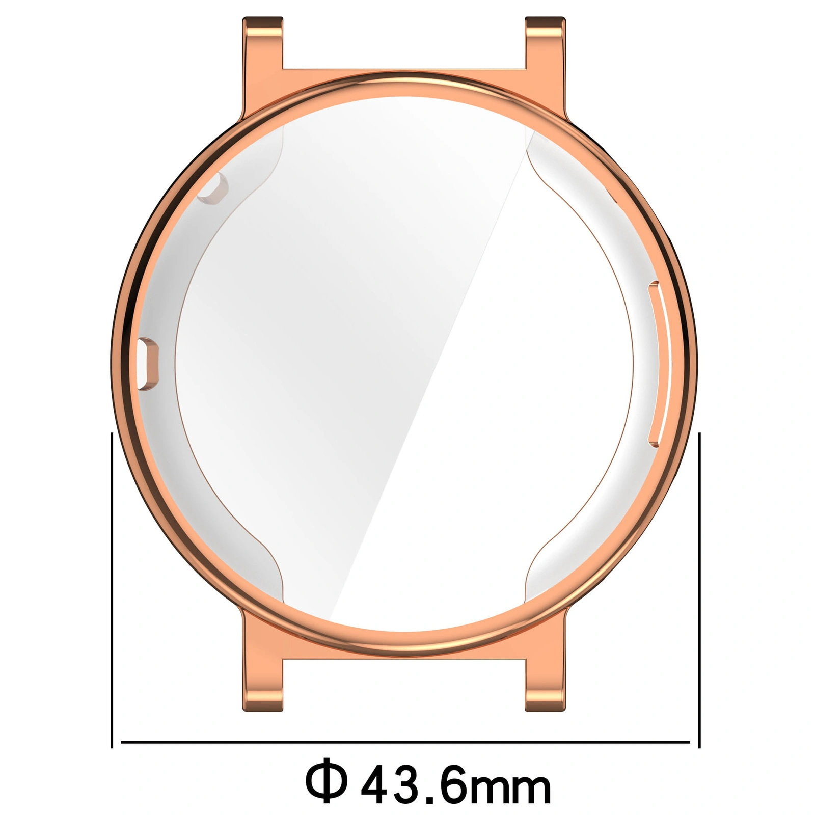 Bizon Case Watch Felipe Huawei Watch GT 4 41 mm rose gold