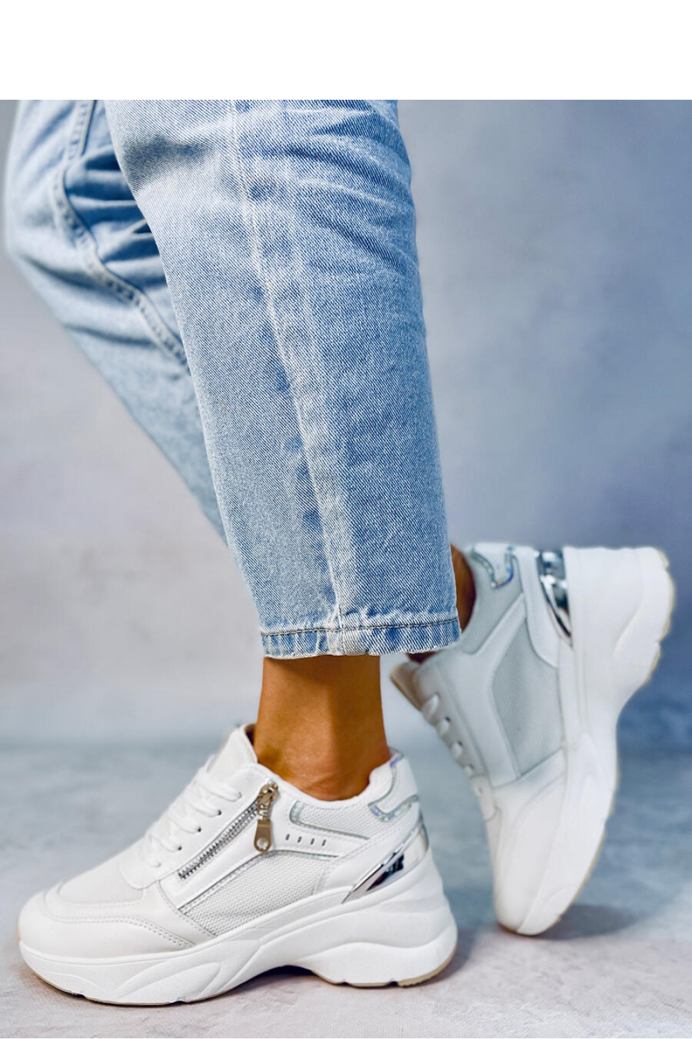 Plateausportschuhe model 178827 Inello weiß Damen