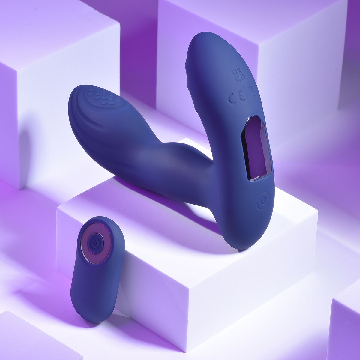 Cassini Anal Vibrator Black Playboy Blue Cassini Anal Vibrator Black Playboy Blue