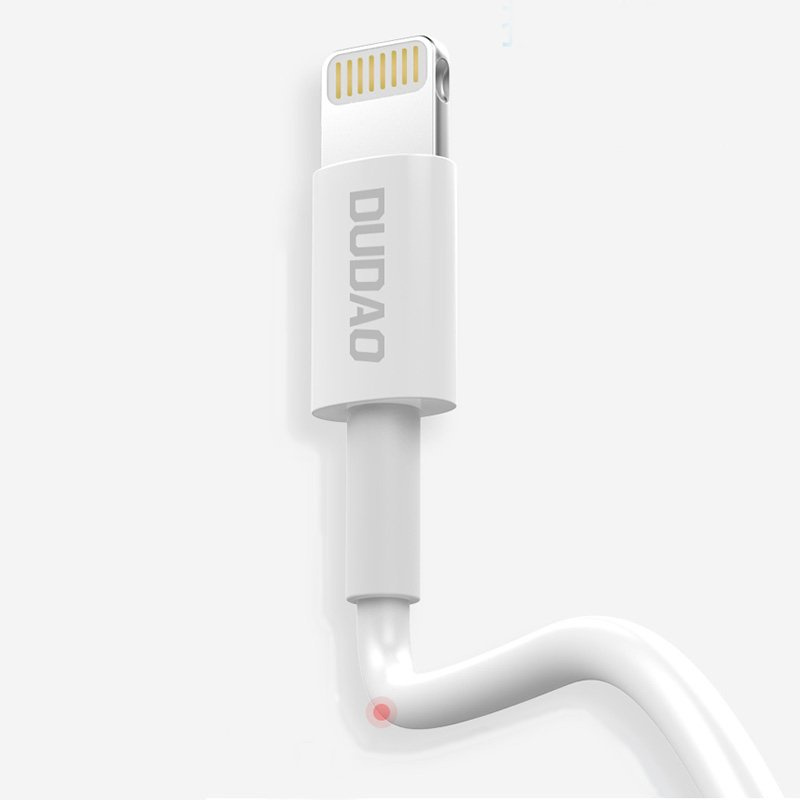 Dudao cable USB / Lightning 3A cable 1m white (L1L white)