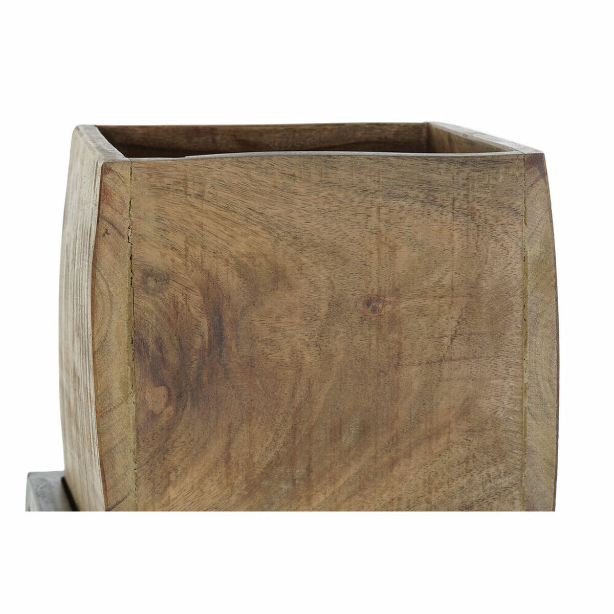 Planter DKD Home Decor Metal Mango wood (40 x 40 x 140 cm)