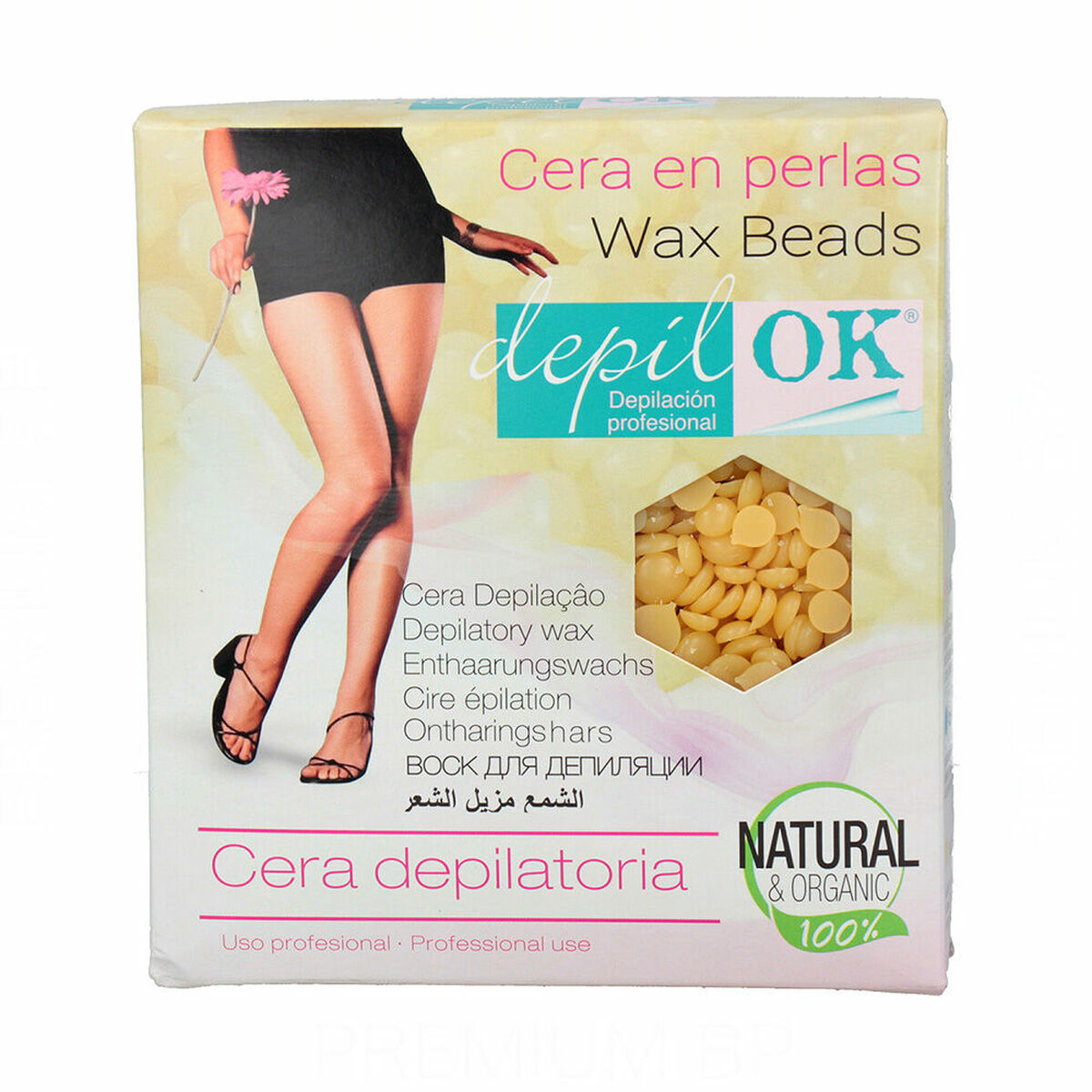 Hair Removal Wax Beans Depil Ok ‎8436565730991 Natural 1 Kg