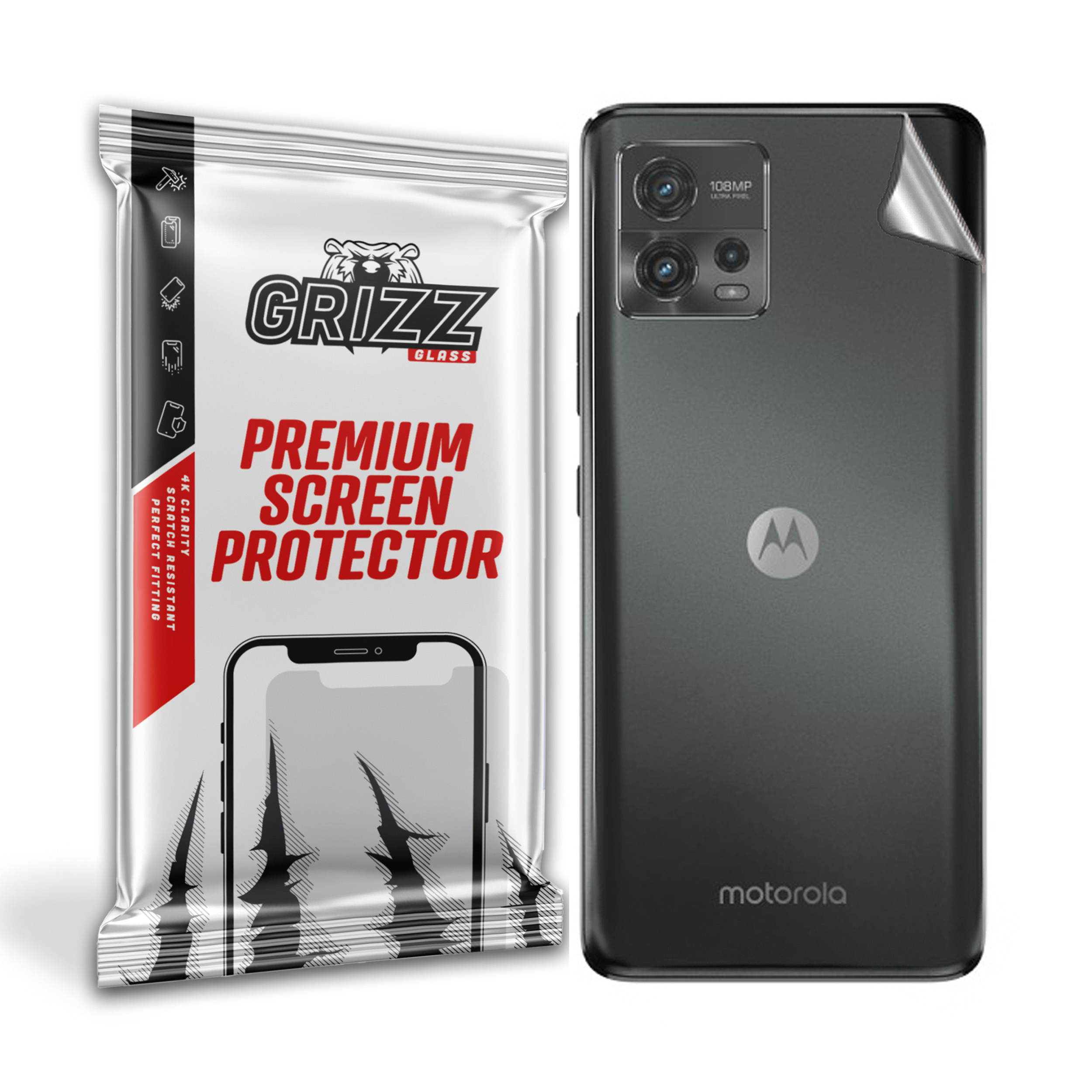 GrizzGlass SatinSkin Motorola Moto G72