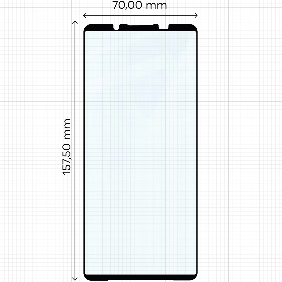 Szkło hartowane Bizon Glass Edge 2 do Xperia 1 VII czarna ramka
