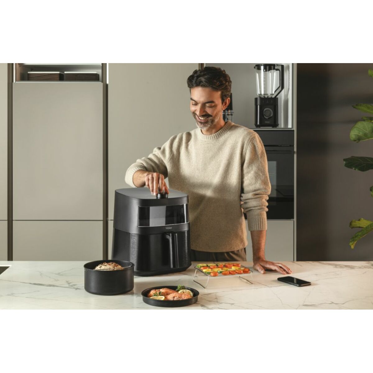 Air Fryer Cecotec HAF5TWA 011 Black 2000 W 6,5 L Air Fryer Cecotec HAF5TWA 011 Black 2000 W 6,5 L