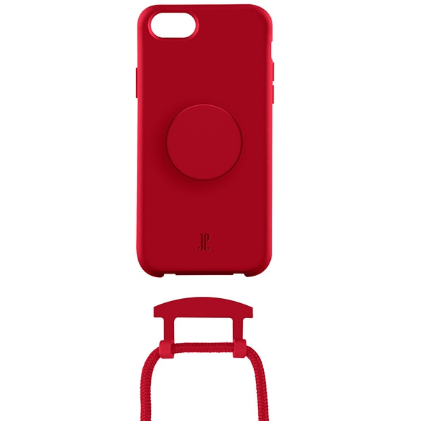 Just Elegance PopGrip Apple iPhone SE 2022/SE 2020/8/7 cyber red 30009